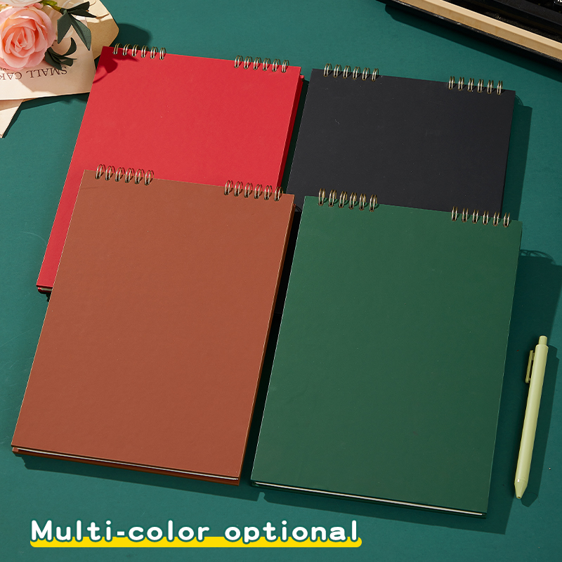 Classic Spiraled Work Log Notebook for Professionals Stylish Retro Look & Quality Craftsmanship