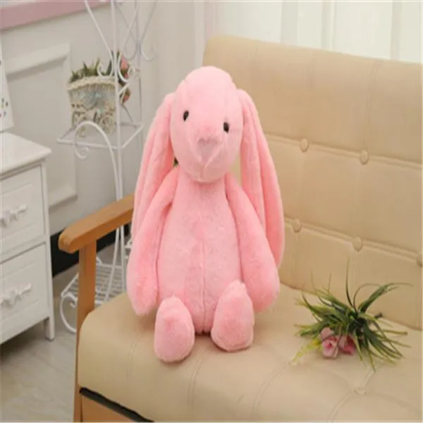 Bunny Plush Easter Filled Toy Creative Doll Soft Long Ear Rabbit Animal Kids Baby Valentines Day Birthday Gift