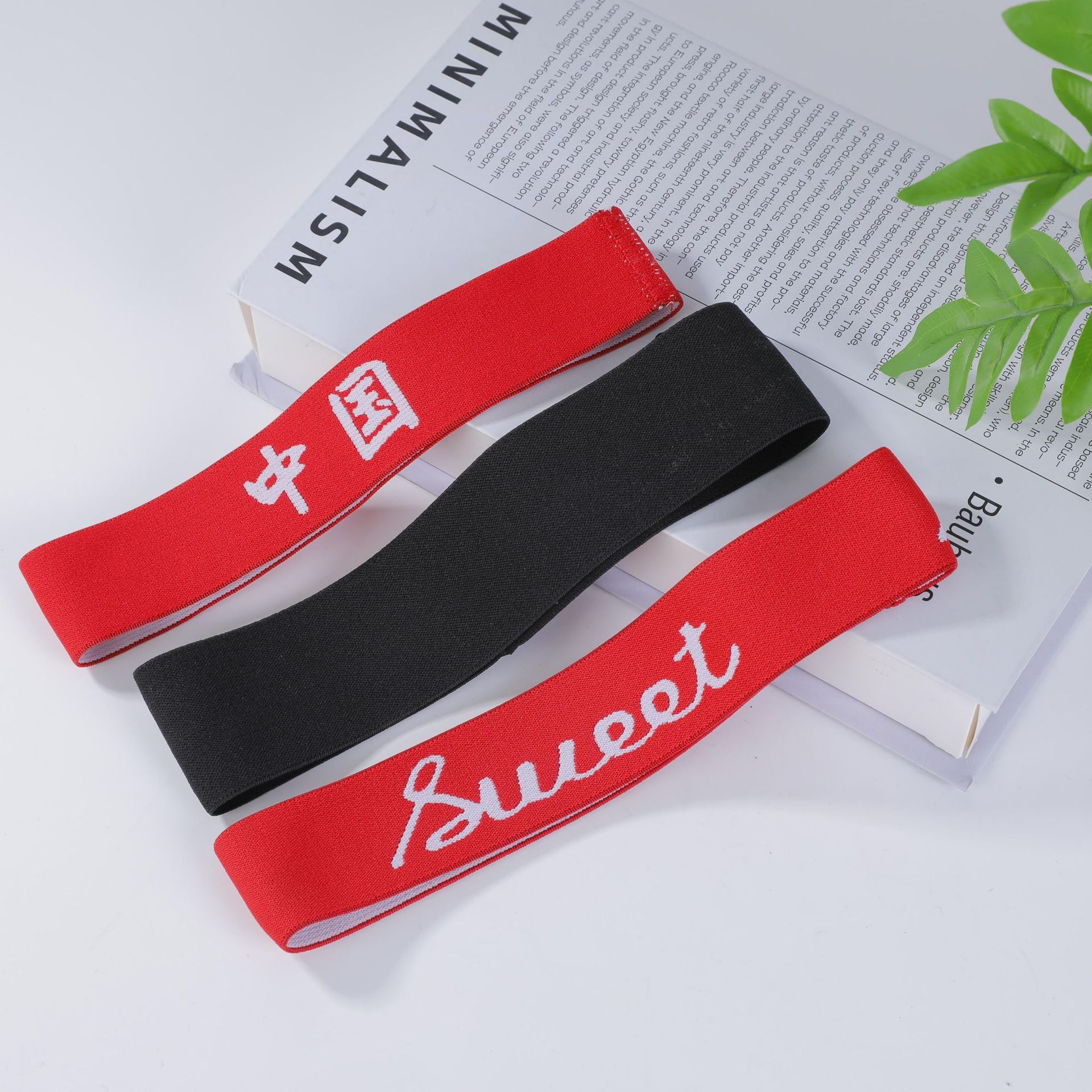 Children's sports headband elastic band boys' basketball sweatband headband street dance accessories girls' hip-hop hair clip headband