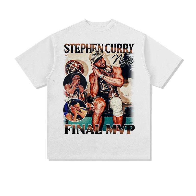 Summer Mens Curry Cotton Basketball Star Prited High Street