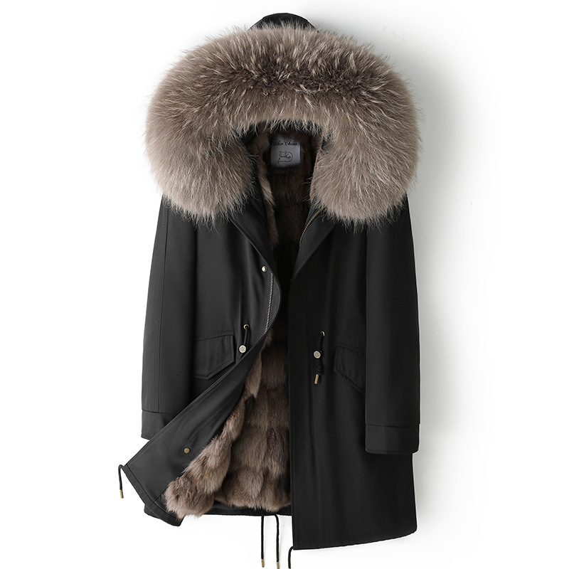 Fox Hair Pie overcomes womens detachable inner lining coat 2024 winter new model fur integrated thickening 201217
