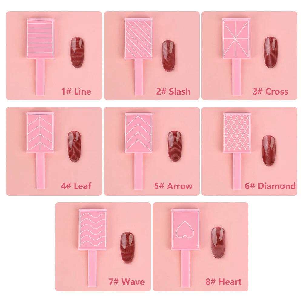 Magnetic Nail Art Stick Cat Magnetic Effect Strong Multi-function Magnet Board Painting Gel Nail Gel Polish Varnish Tools 250107