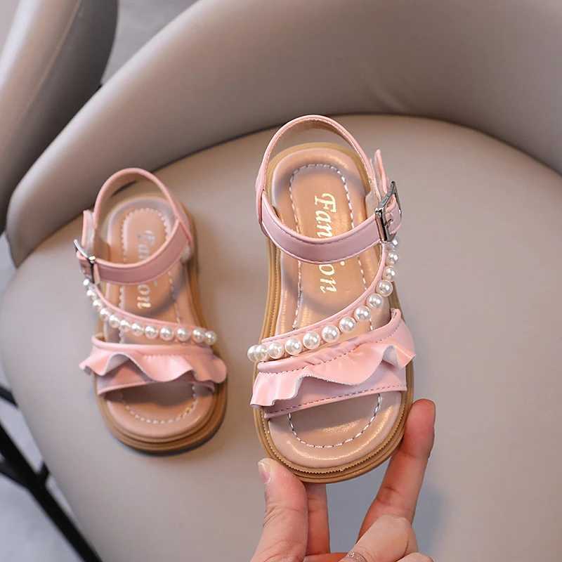 2024 Summer Newcomers Girls Sandals Soft soled Shoes Girls Fashion Beach Shoes Childrens Princess Sandals W250108