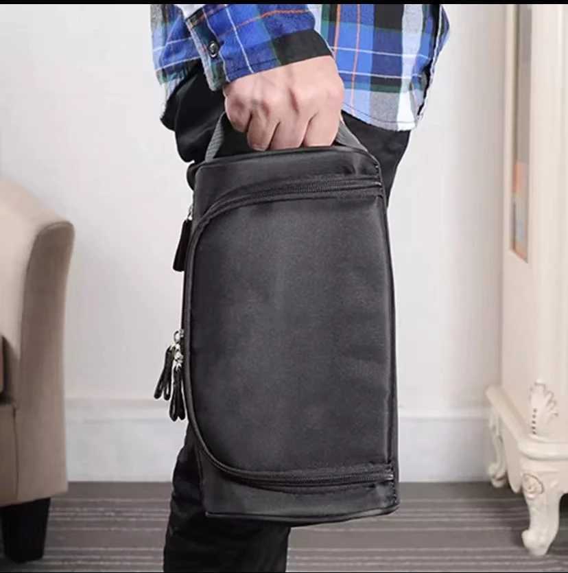 New Mens Toilet Organizer Mens Shaving Makeup Box Waterproof Travel Washing Aaccessories Storage Bag White Letter Printed Handbag W250109