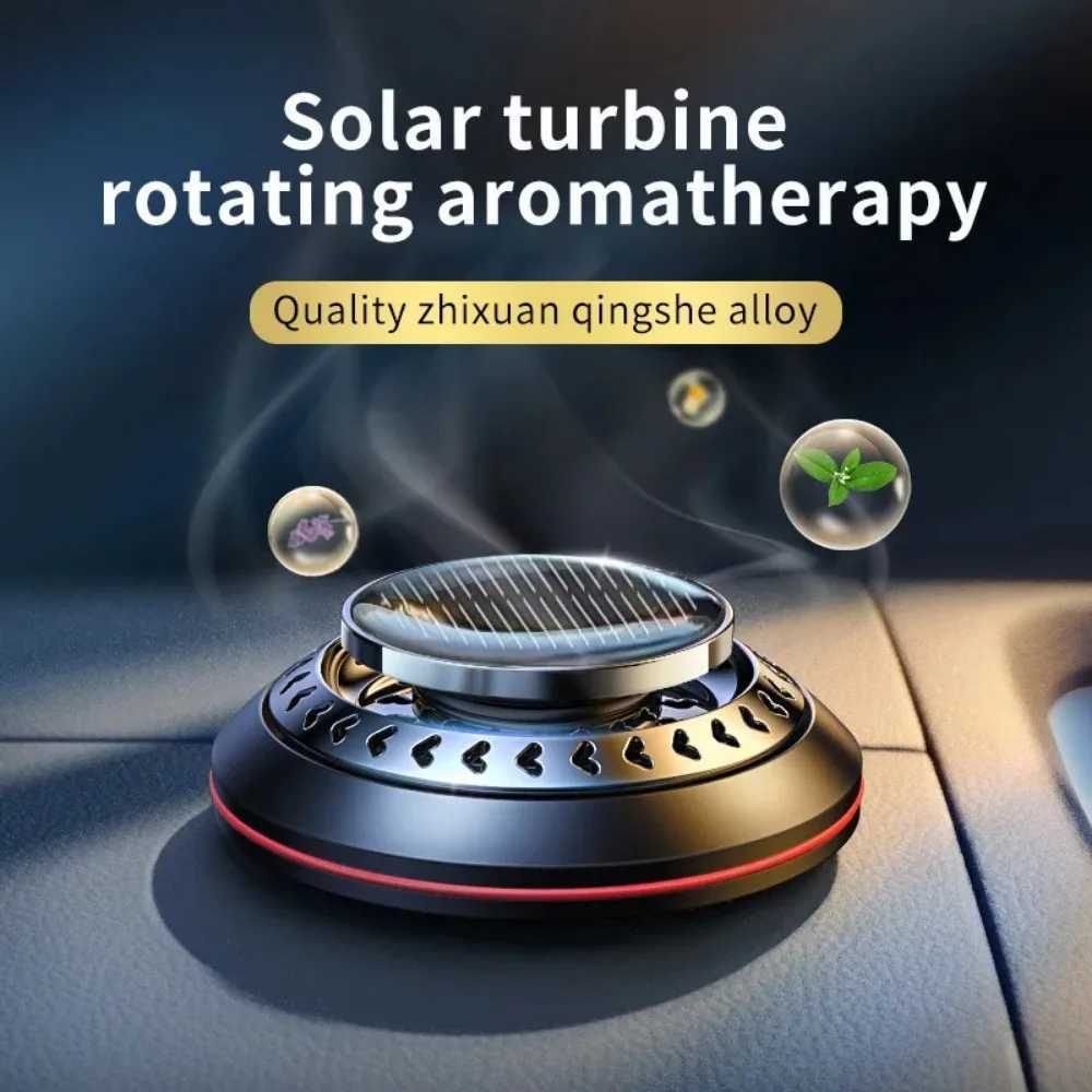Car Air Freshener Solar car perfume diffuser decoration durable perfume car air freshener microwave molecular instrument sensor freshener H250108