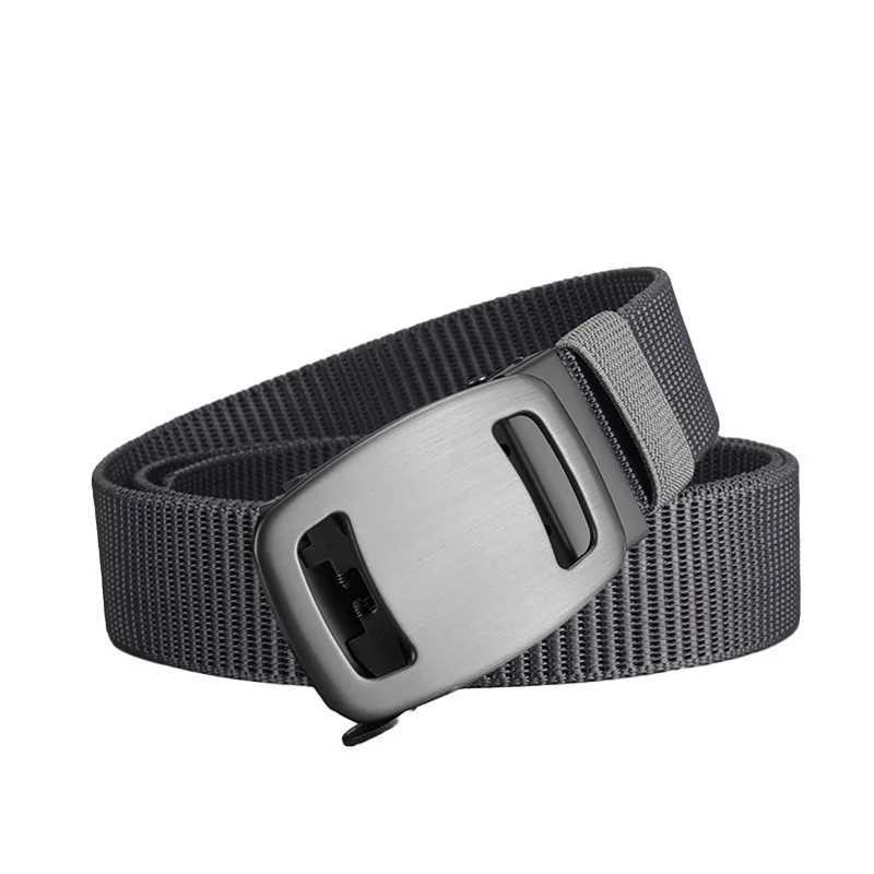 Durable canvas strap for men easy to click automatic buckle - fashionable and adjustable suitable for jeans and casual wear W250109