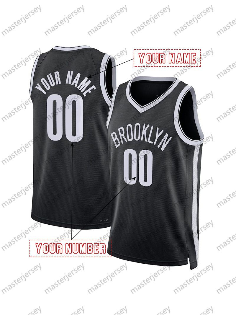 2025 City Edition Basketball Jersey Durant Bridges Thomas Simmons Harris Custom Jerseys Sweatshirt - Embroidered