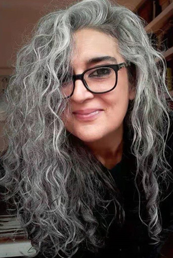 Graceful European raw virgin gray human hair wigs real hair salt and pepper grey lace asclosure front wig long Full hd ash grey blonde side part 5x5 1
