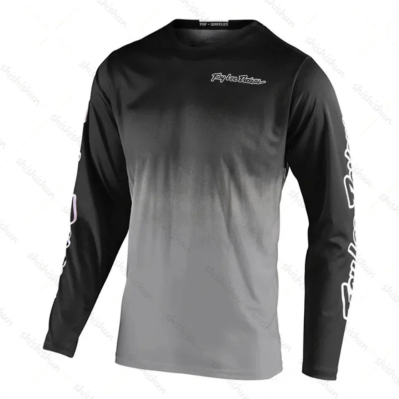 2025 Mens Downhill Cycling Jersey Mountain Bike MTB Shirt Cross Country DH Motorcycle Cycling Jersey Motocross Enduro Jersey 250108