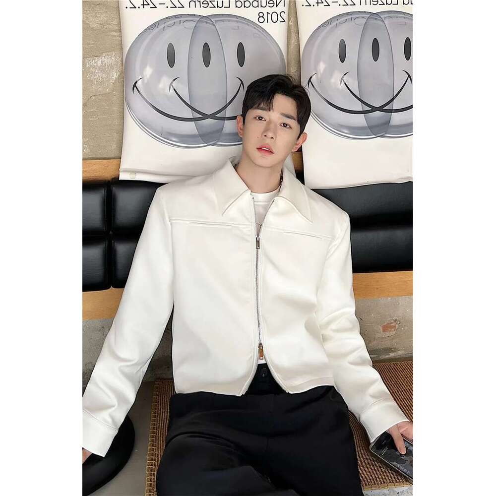 Fashion Autumn New Solid Color Design Jackets Trendy Elegant Men's High Quality Coats Korean Reviews Many Clothes