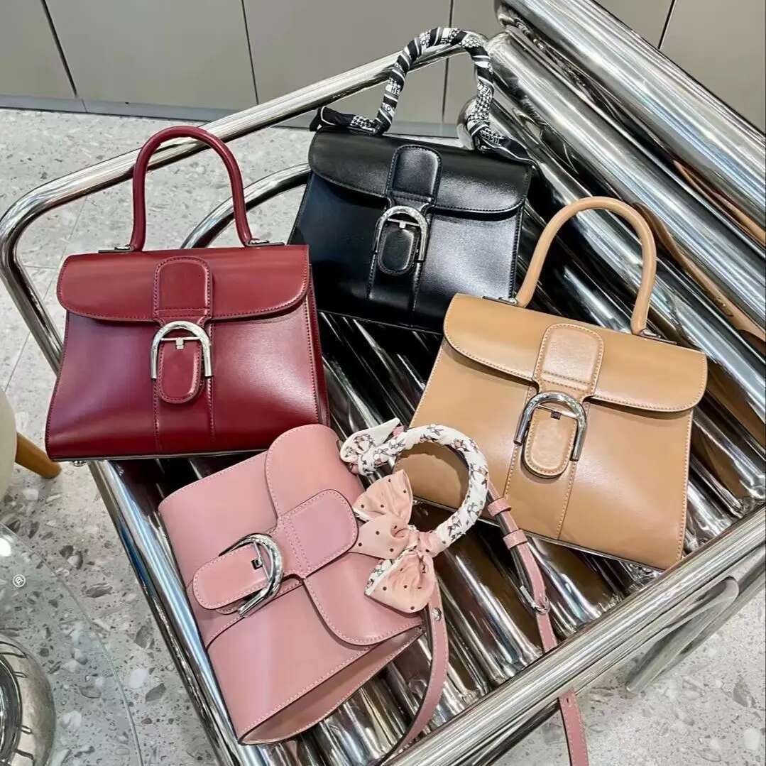 High Quality Shiny Handbags For Women Fashion Genuine Leather Single Shoulder Bag High-End Lady Dinner Bags