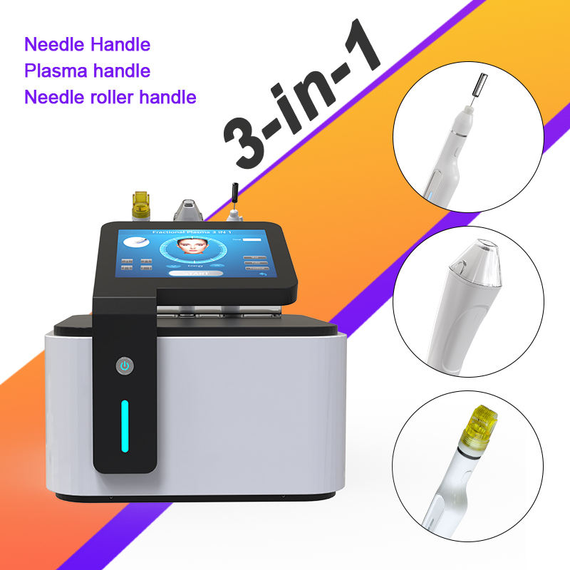 3 in 1 Fibroblas Ozone Jet Plasma Pen Medico Jet Plasma Laser Shower Acne Treatment Face Lift Wrinkle Removal Roller Plasma Beauty Machine