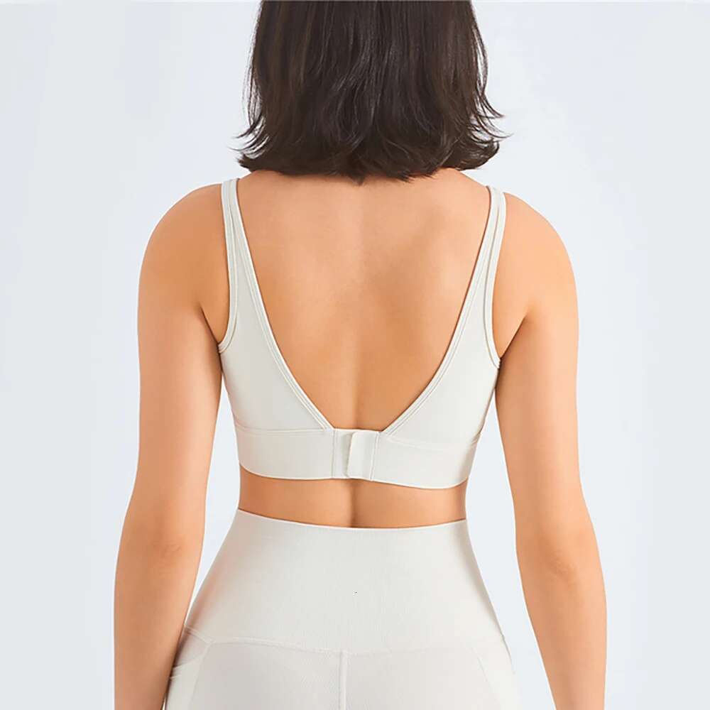 Vnazvnasi Fiess Sports Bra Yoga Wear Ribbed V Back Sexy Gym Crop Tops Bralette Female Running Athletic Sportswear For Women