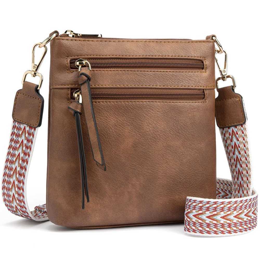 New casual double zipper womens single shoulder crossbody bag simple phe bag crossbody bag multifunctial womens bagXJ250108