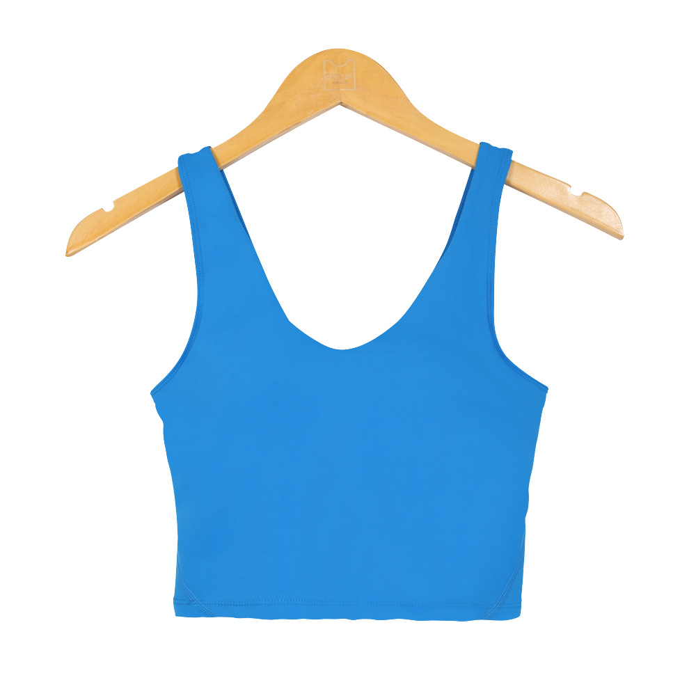 Women's unrestrained sports underwear, suitable for yoga fiess running multi-color optional - S-XXL code