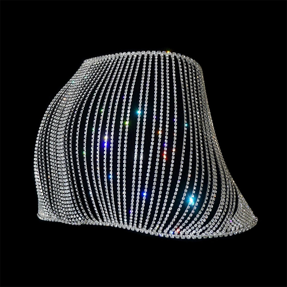 Sexy Beach Tassel Thong Lingerie Bikini Panty Briefs Women Crystal Rhinestone Body Chain Waist Belly Jewelry Party 250107