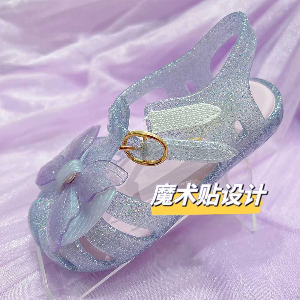 2024 Summer New Childrens Sandals Girls Princess Shoes Baby Sandals Fashion Casual Jelly Shoes W250108