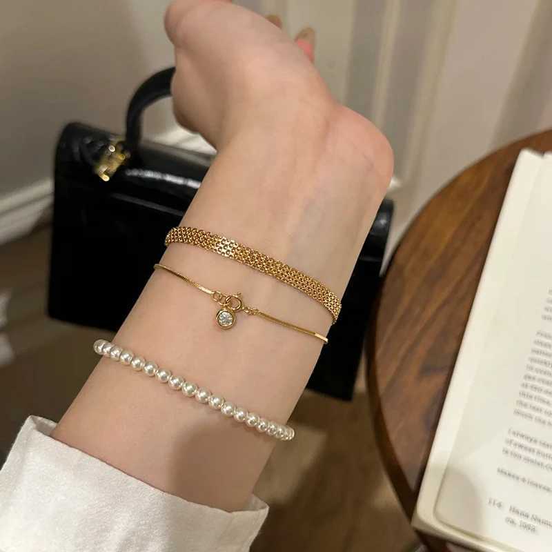 New 925 Sterling Silver Bracelet Simple Style Charming Woman Bracelet Birtay Party Gift for Friends Fashion Exquisite JewelryXJ250109