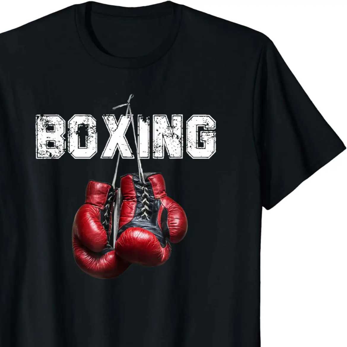 Graphic Birthday Gift Fun Boxing T-shirt I Love Boxing T-shirt Mens Street Clothing Graphic T-shirt M250108