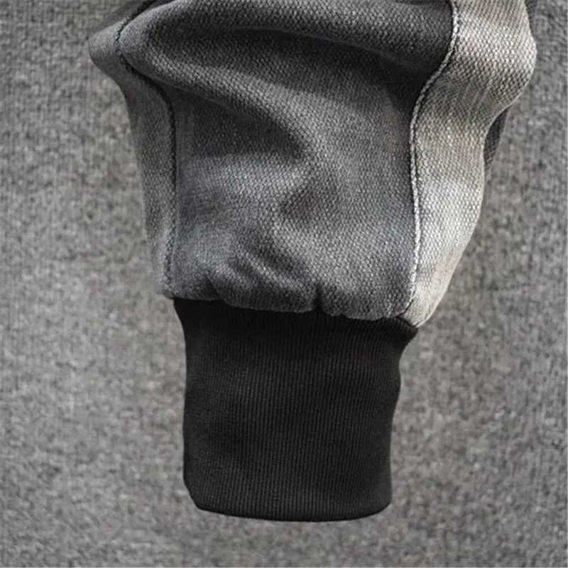 Spring and autumn mens ultra-thin fit mens casual jeans Hombre fashion harem pants street mens jeans Trouser M250109