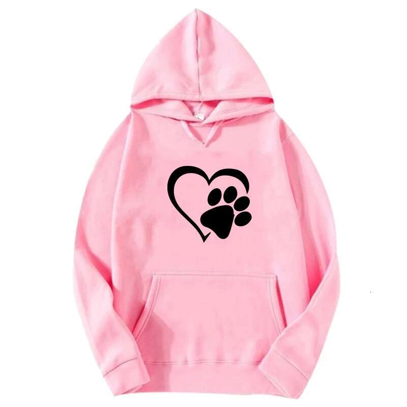 Top Youth Women's Casual Sports Shirt Korean Fashion Long Sleeve Heart Pattern Designer Hoodie