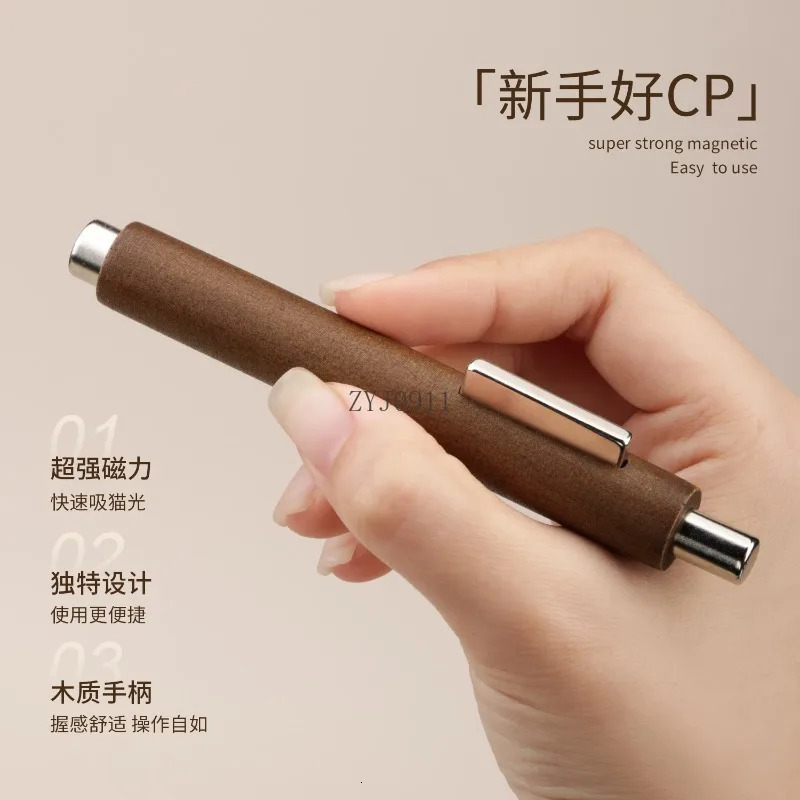 *3-in-1 cigar large magnet sucks cats eye powerful enlarged bold magnet cylindrical nail art tool 250107
