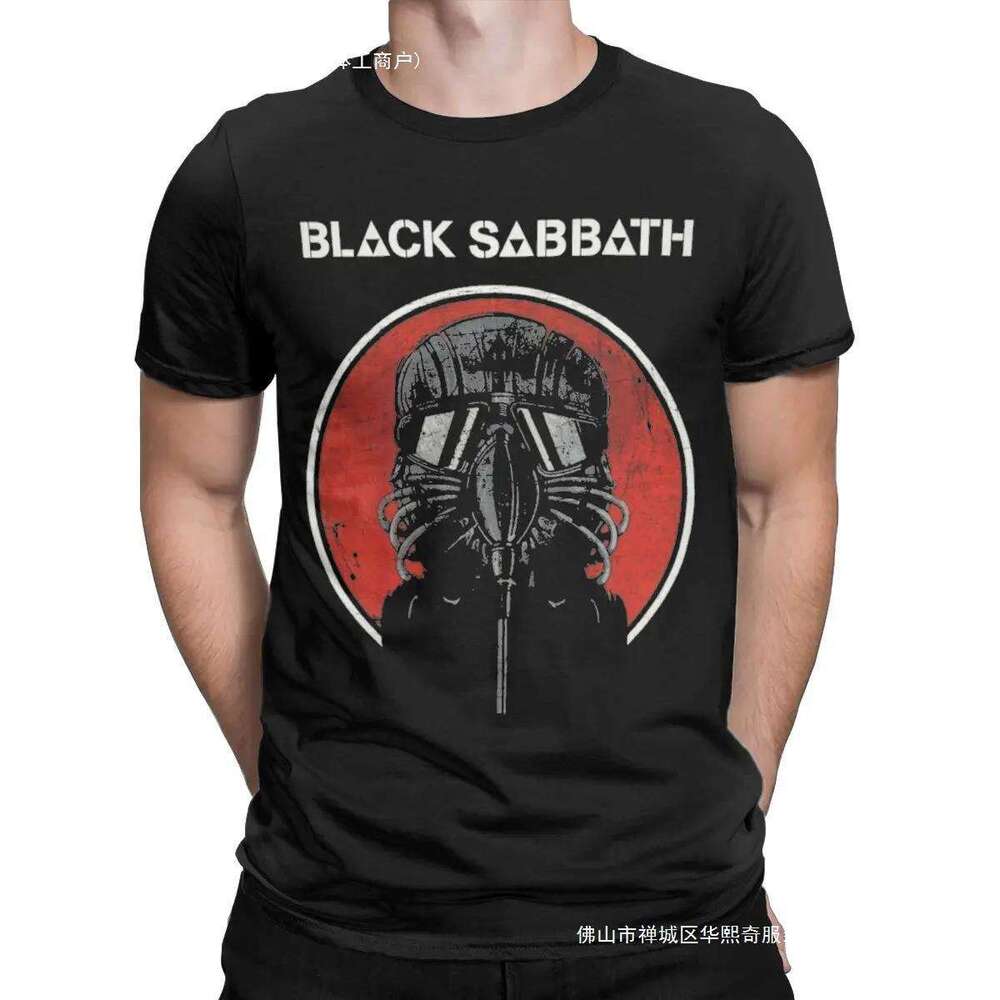 Black Cool Sabbaths T-Shirt Men Leisure 100% Cotton Tee Shir