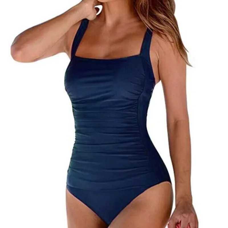 One piece large swimsuit enclosed plus size swimsuit push up style Fa swimsuit swimming pool beach suit womens swimsuitXJ250315