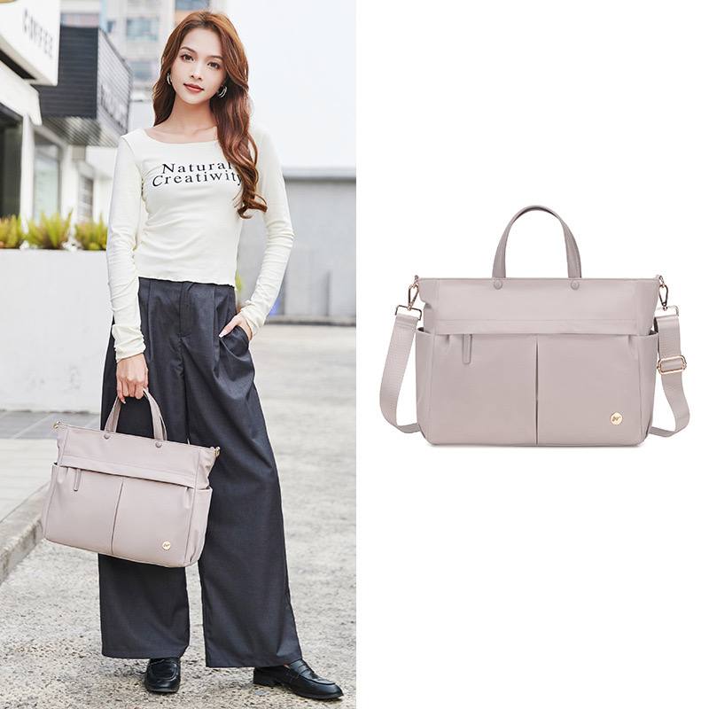 Bag New for Womens Handheld Briefcase Large Capacity One Shoulder Crossbody Tote 240729