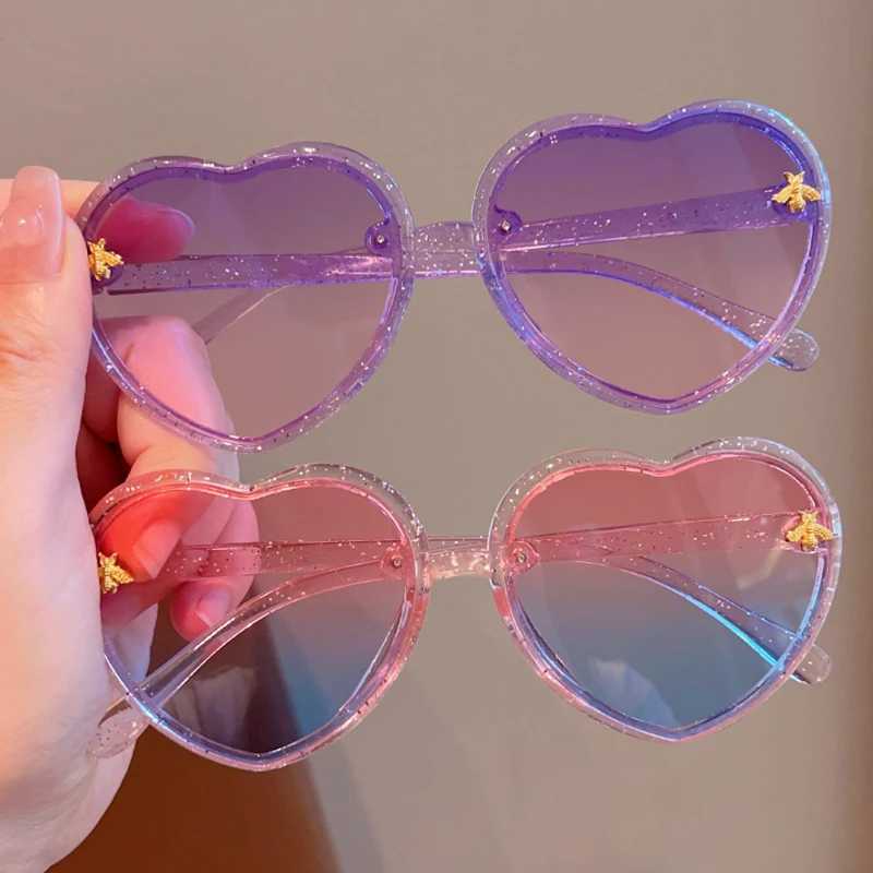2023 New Childrens Cute Colorful Animal Bee UV400 Sunglasses Baby Girls Outdoor Acrylic Sun Protective Sunglasses Childrens Sunglasses W250109