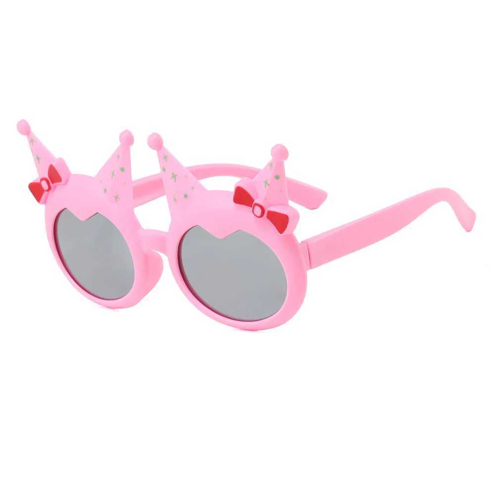 Cute cat eye childrens sunglasses bow shaped sunglasses cute baby glasses trend girls and boys glasses W250109