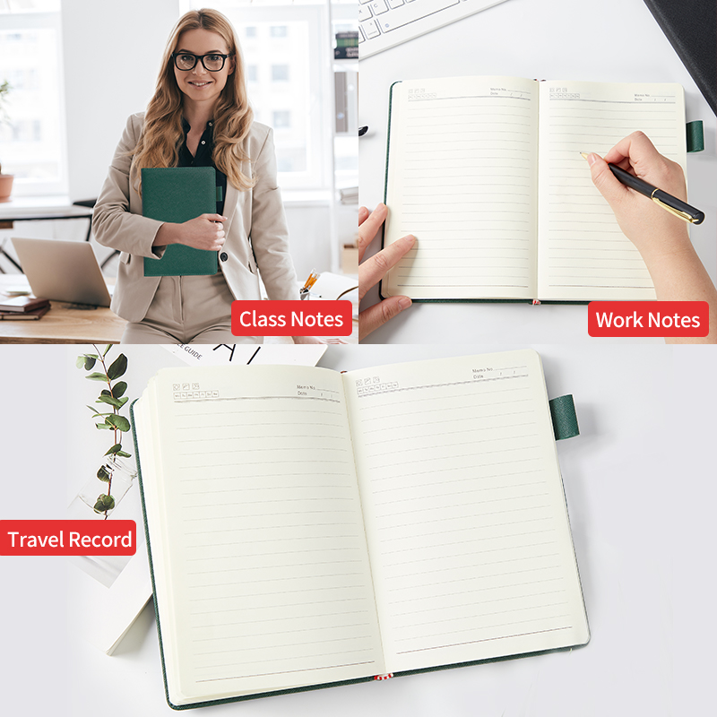 Elegant Crosshatch Texture A5 Size Notepad for Workplace Use