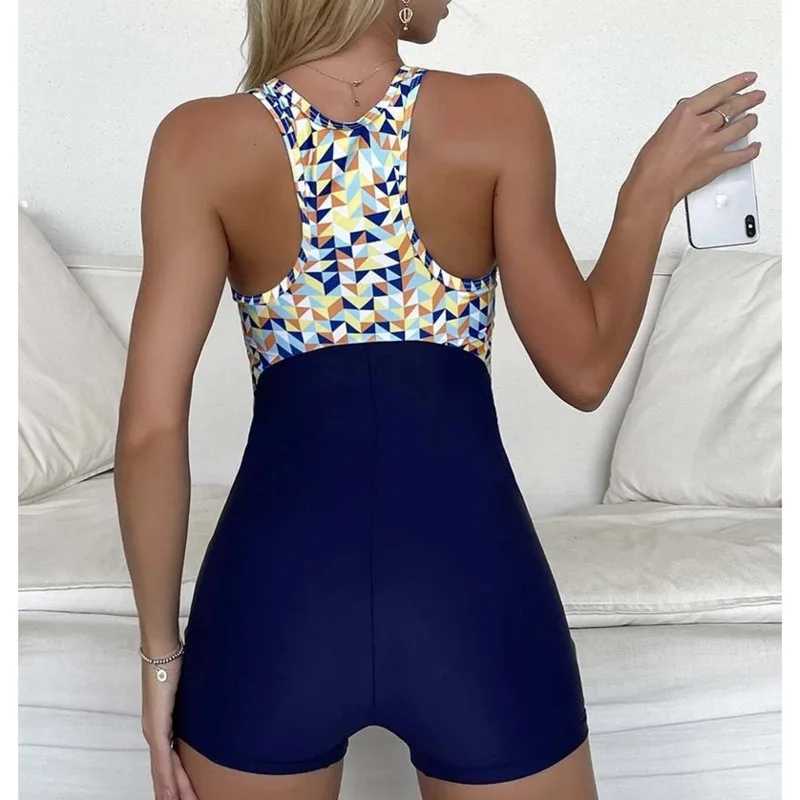 Summer Sexy One Piece Swimsuit Closed Fa Swimwear Push Up Womens Swim Wear Body Bathing Suit For Beach Pool Bather 2025XJ240108