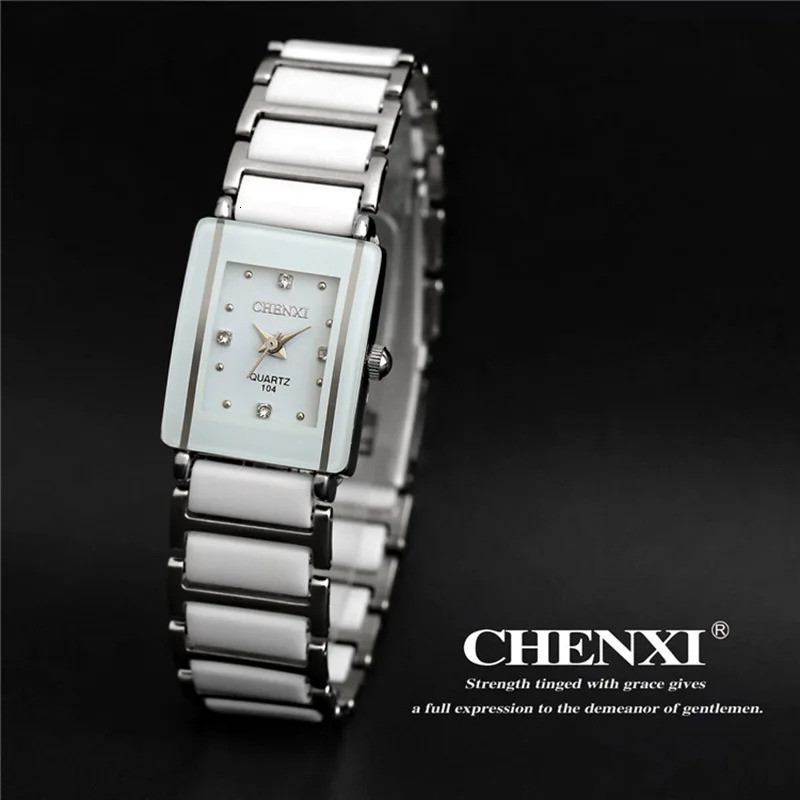 Fashion Chenxi Lady Watch Elegant Black Ceramics Simple Minimalism Small N Quartz Casual Woman Wristwatch 241228