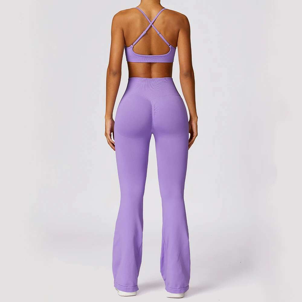 Vnazvnasi Women Pants Sets Women's Two Pieces Set Gym Yoga Clothes Sportswear Sport Outfit For Woman Woman