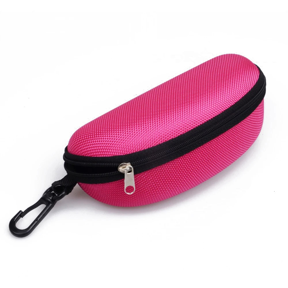 Hard Zipper Box Eyewear Accessory for Sunglasses and Reading Glasses 250109