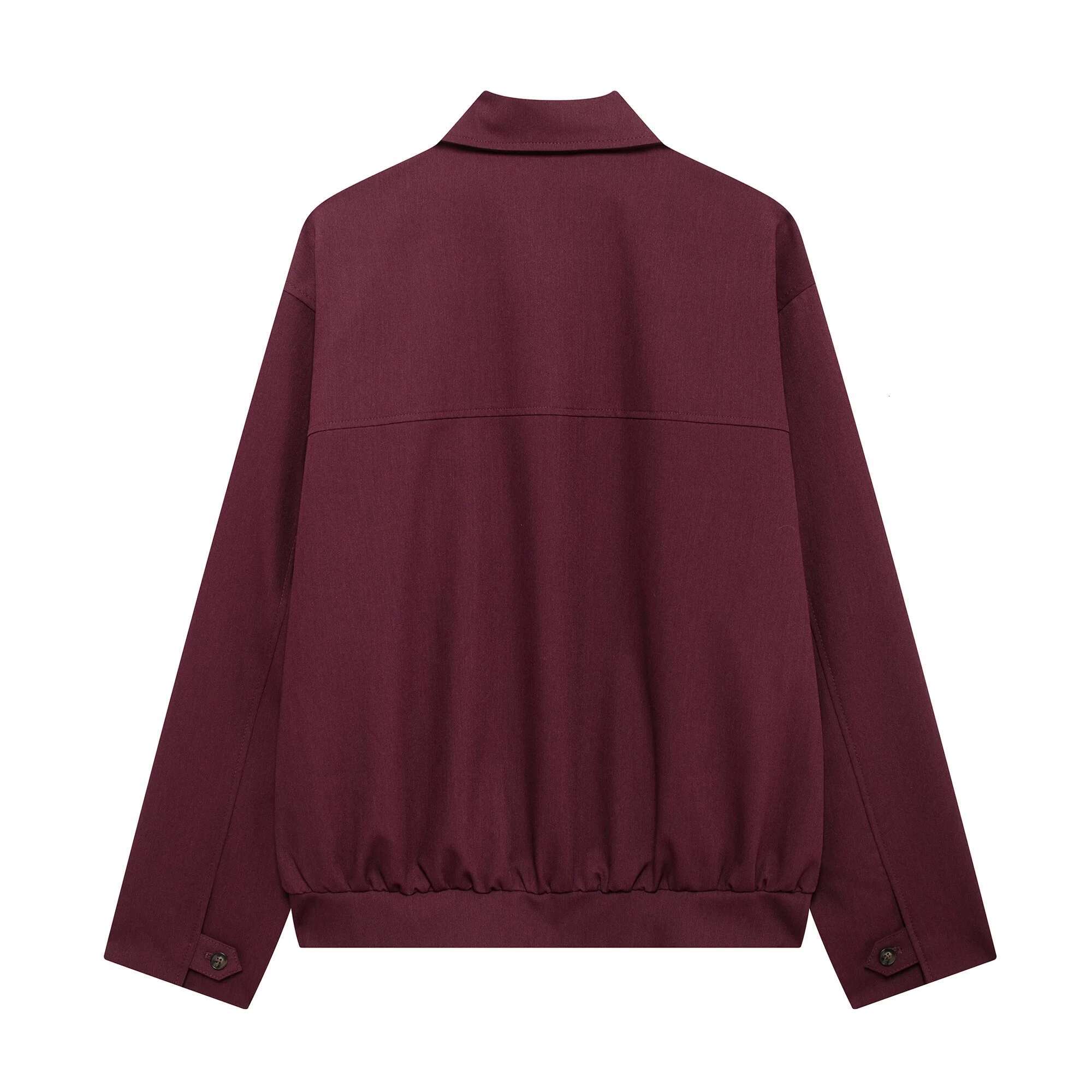 Women Vintage Loose Lapel Bury Color Zipper New 2025 Spring Autumn Stylish Versatile Casual Jacket