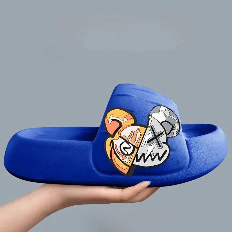 New Arrival Thick soled mens slippers bathroom beach indoor sandals summer womens sandals T250108