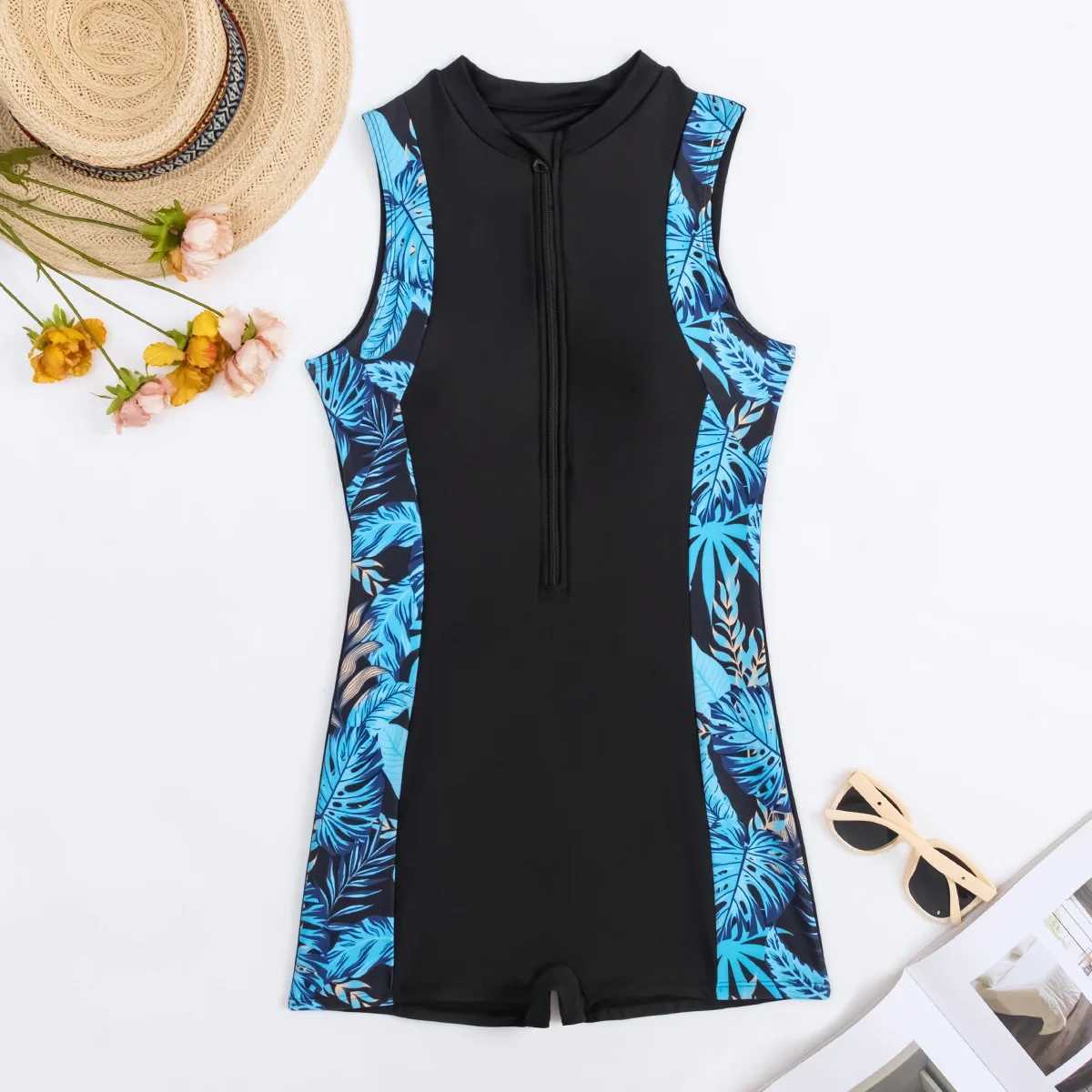 Sexy Fa Swimwear Sports One Piece Swimsuits Closed Body Womens Swim Wear Bathing Suits Beachwear Pool Bather 2024 SummerXJ240108
