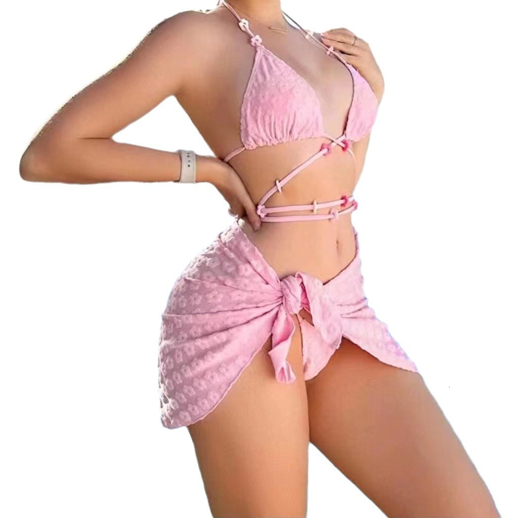 2024 New Sexy Three Piece Swimsuit Women's Sexy Beach Bikini Designer Swimsuit Bikini