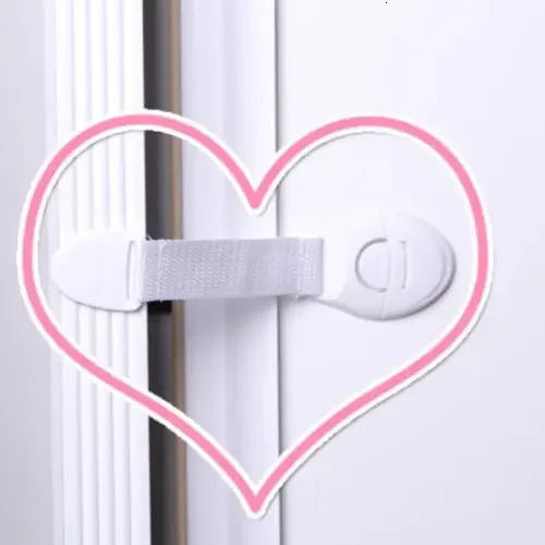 110pcs Child Safety Cabinet Lock Kids Baby Drawer Door Cupboard Toilet Locks Plastic Security Protector Straps 241230