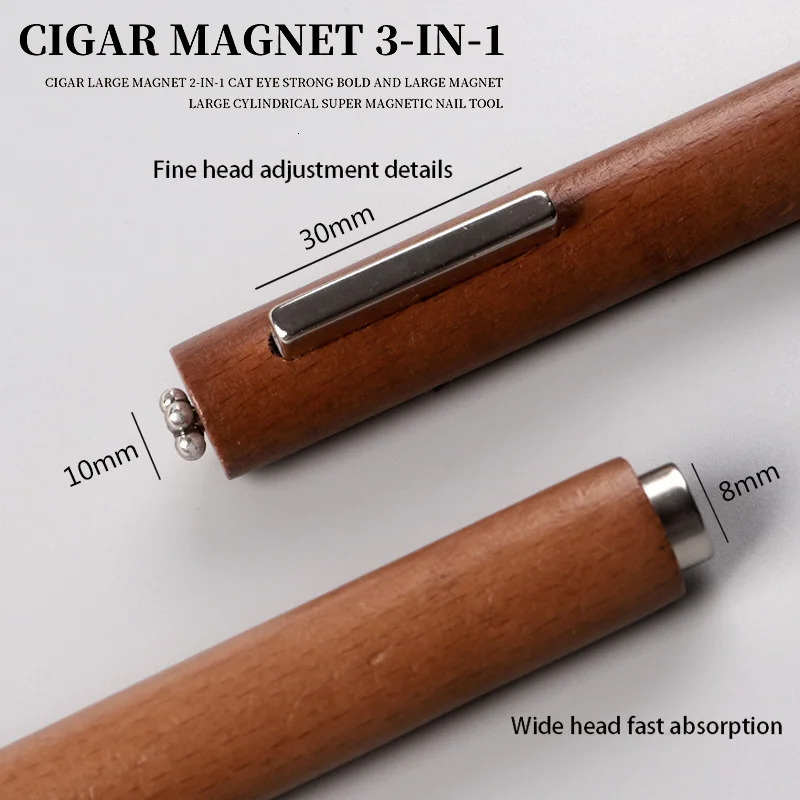 TSZS 3 In 1 Multifunctional Strong Cat Eye Magnet UV/LED Gel Nail Magnetic Stick for Nail Art Manicure Tools 250107