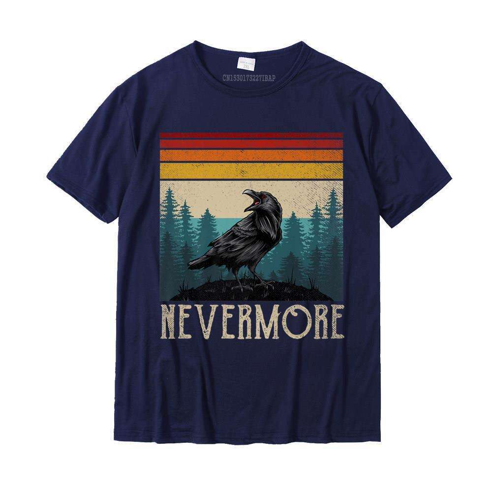 Vintage Nevermore Shirt Edgar Allan Poe The Raven Premium T-Shirt