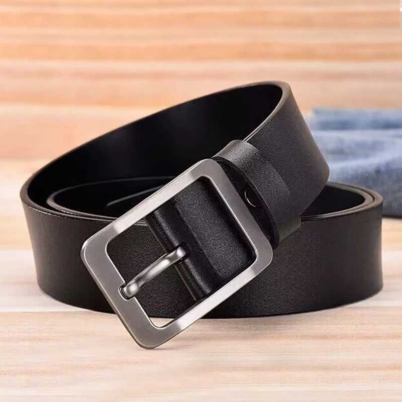 Japanese style simple waistband mens waistband new large size 100-130cm retro needle buckle mens waistband high quality W250109