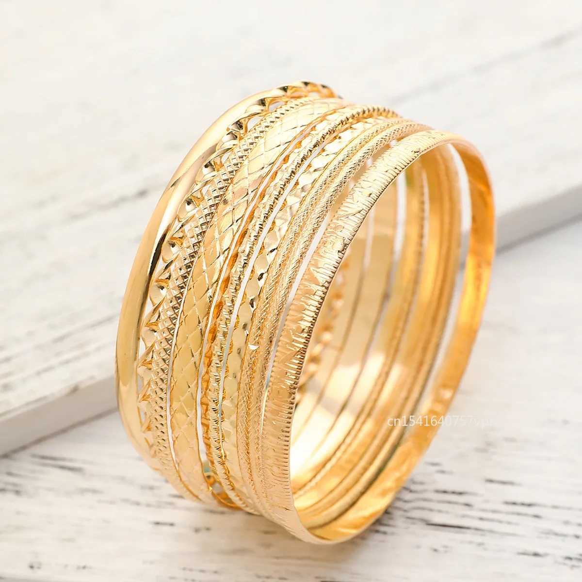 12pcs Punk Chain Bracelets Set for Women Miami Boho Thick Gold Color Charm Bracelets Bangles Fashion JewelryXJ250109