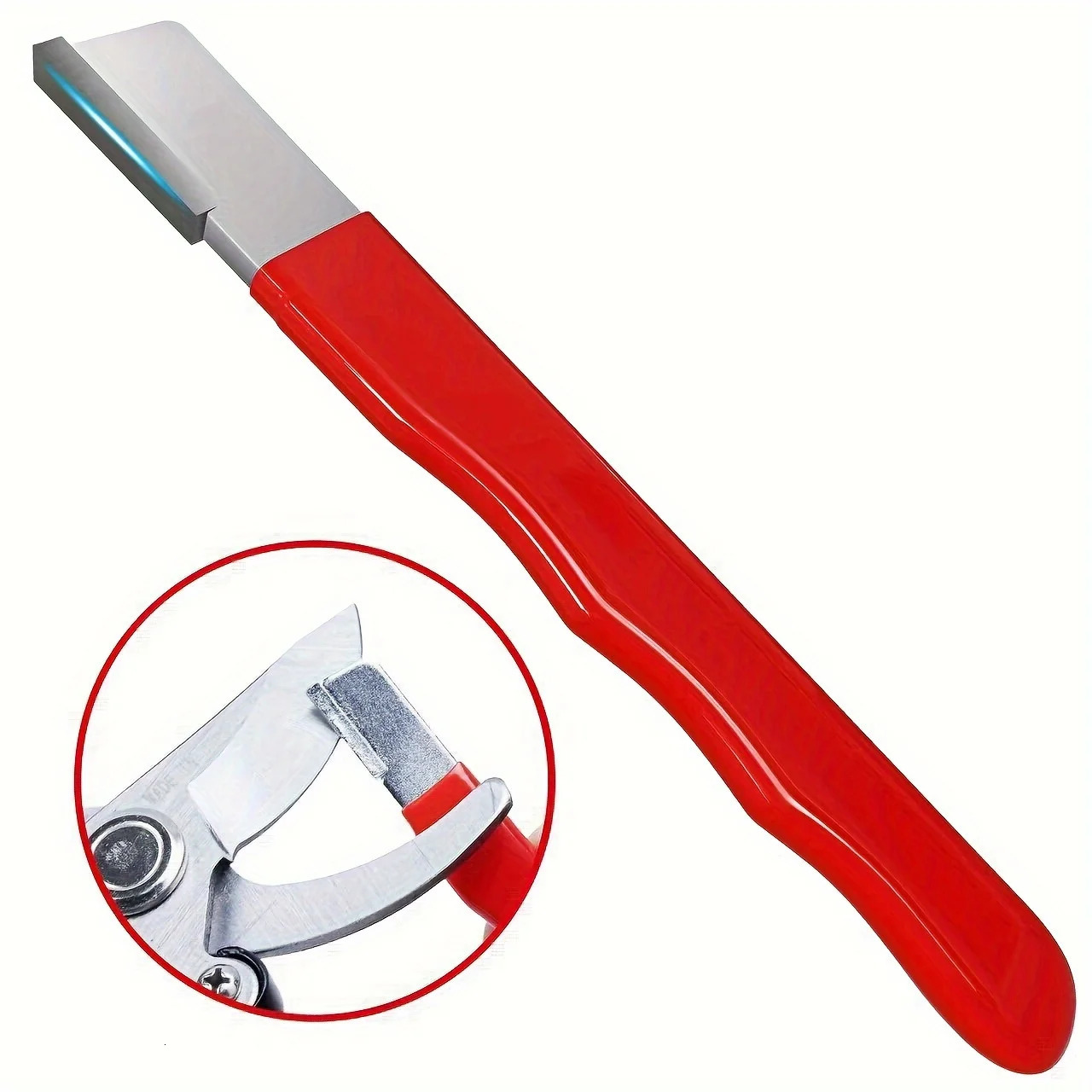 2 Pcs Professional Kitchen Knife Sharpener Tungsten Diamond Ceramic Sharpening Stone for All BladesRed and Black 250107