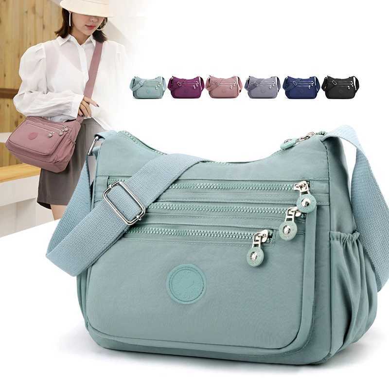 Womens Messenger large capacity Shoulder Bag Polyer Fi Cosmetic Bag Simple and Versatile Handbag Crossbody BagXJ250108