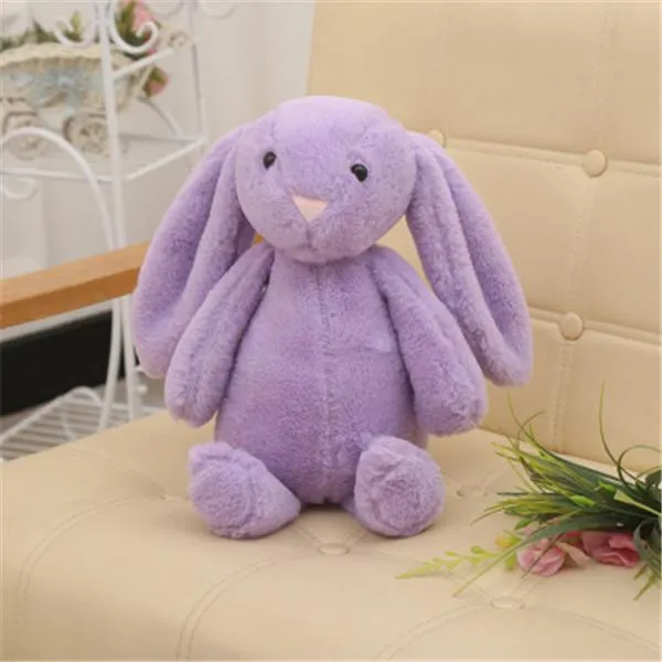Bunny Plush Easter Filled Toy Creative Doll Soft Long Ear Rabbit Animal Kids Baby Valentines Day Birthday Gift