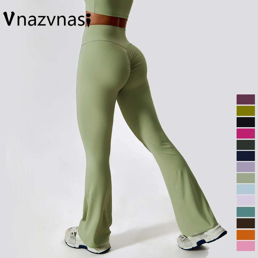 Vnazvnasi Women's Flared Yoga Pants Women Sports Leggings Sportswear Woman Gym Trousers Sweatpants Womens Clothes