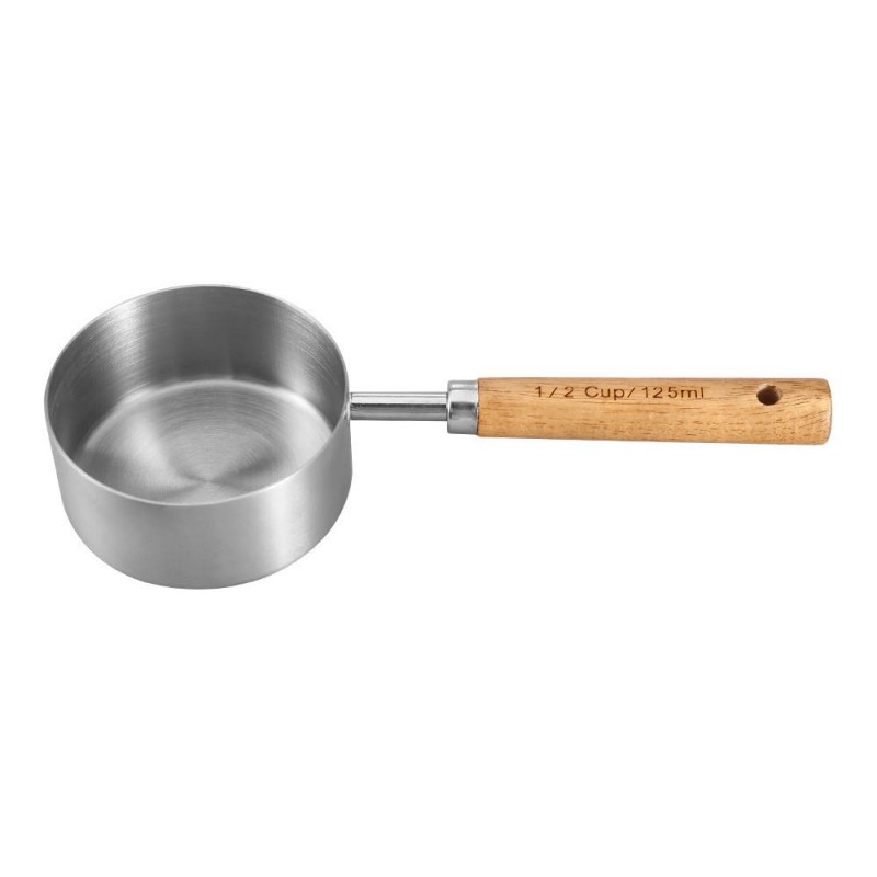 Dog Cat Food Scoop Stainless Steel Pet Food Measuring Cup with Handle Dishwasher for Dog Cat Pet Rice Flour Soybean